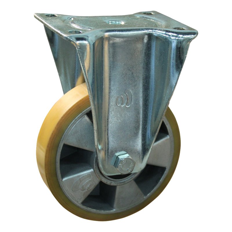 Bockrolle 125mm Serie 29 ᠆ 17 Plattenbefestigung Kugellager