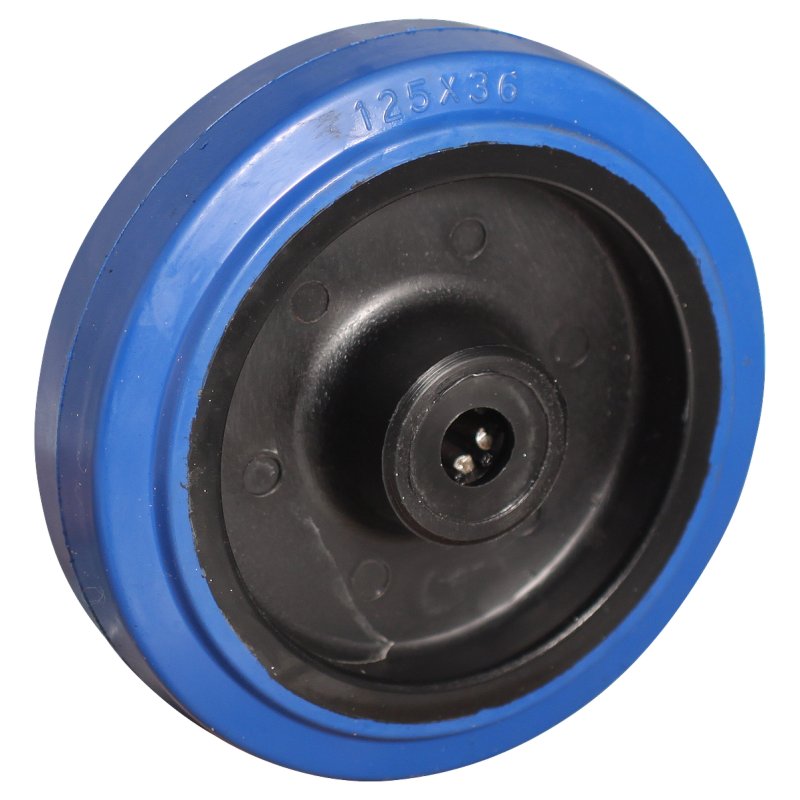 Bockrolle 125mm Serie 13 ᠆ 12 Plattenbefestigung Rollenlager