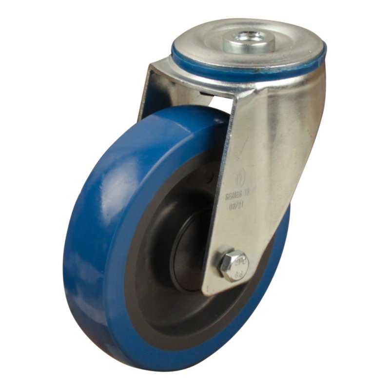 Lenkrolle 125mm serie 21 ᠆ 15 Rückenloch Kugellager