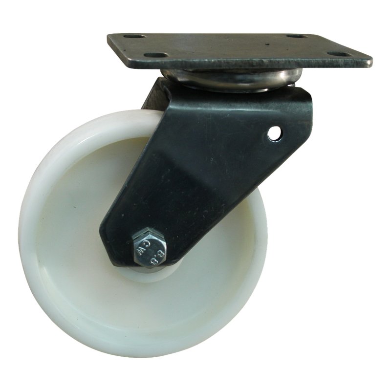 Lenkrolle 100mm serie 34 ᠆ 32 Plattenbefestigung Gleitlager