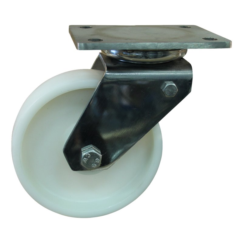 roulette pivotante avec frein 200mm serie 34 ᠆ 32 montage de la plaque palier lisse
