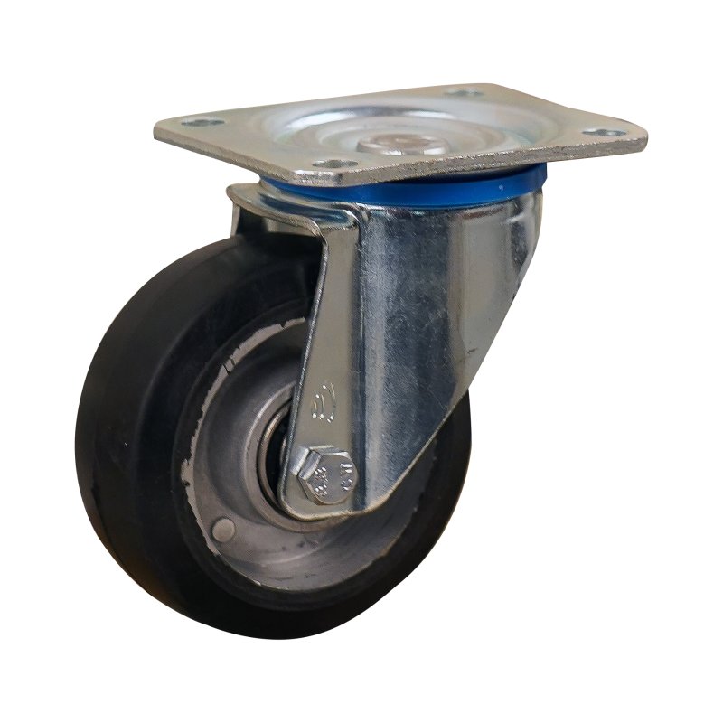 swivel castor 100mm series 10 ᠆ 10 plate mounting ball bearing