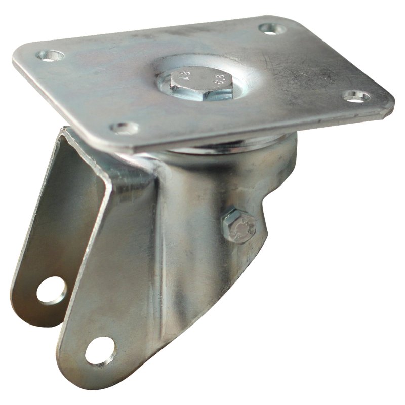 Lenkrolle mit Feststeller 100mm Serie 14 ᠆ 19 Plattenbefestigung Rollenlager