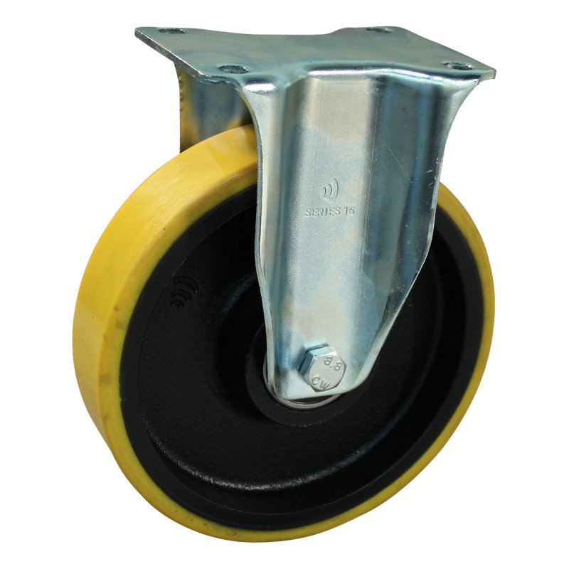 Bockrolle 200mm serie 28 ᠆ 16 Plattenbefestigung Kugellager