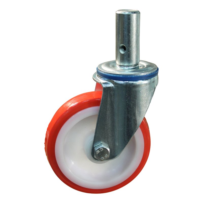 swivel castor 150mm series 27 ᠆ 15 pin plain bore