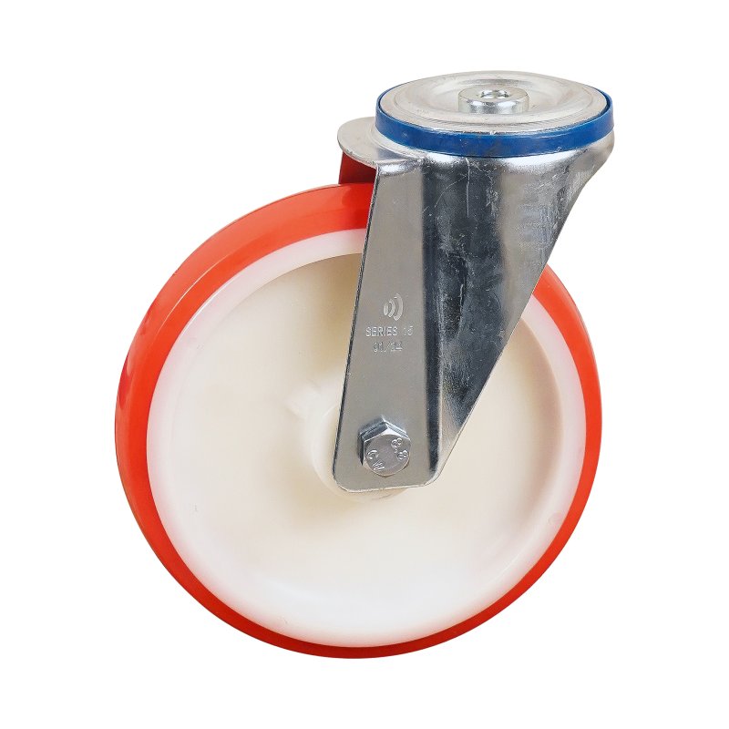 Lenkrolle 200mm serie 27 ᠆ 15 Rückenloch Rollenlager