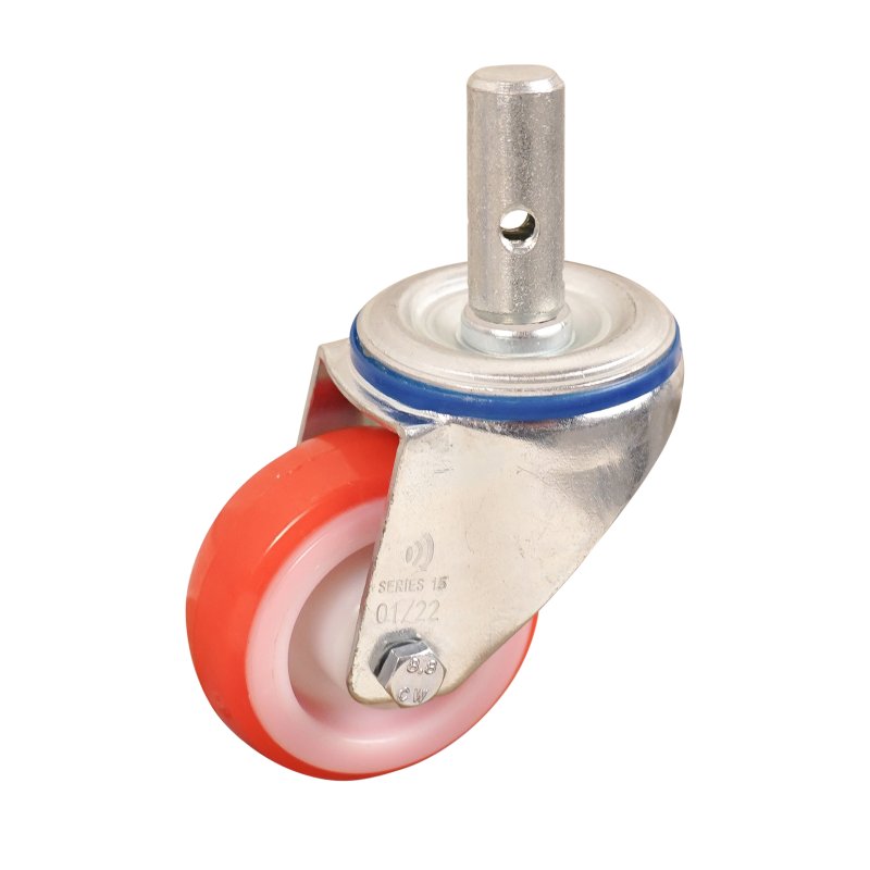 Lenkrolle 80mm serie 27 ᠆ 15 Zapfen Rollenlager