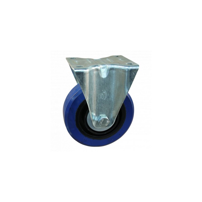 Bockrolle 125mm Serie 13 ᠆ 10 Plattenbefestigung Rollenlager