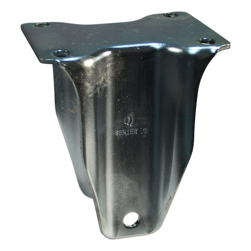 fixed castor 200mm serie 33 ᠆ 16 plate mounting plain bore