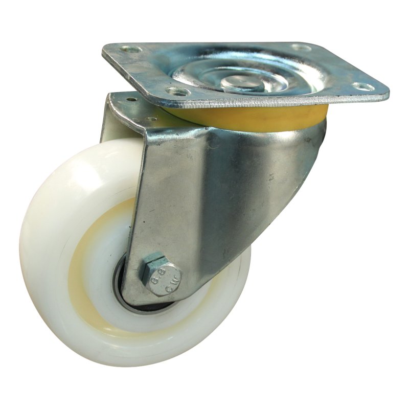 swivel castor 125mm serie 33 ᠆ 16 plate mounting ball bearing