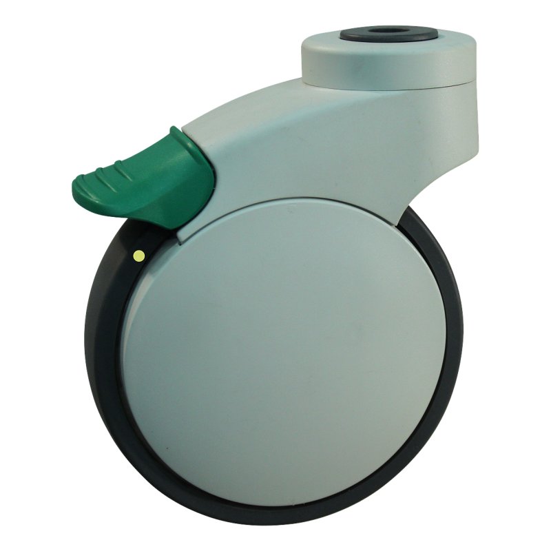 swivel castor with directional lock 125mm bouwgroep 88X ᠆ 88 bolt hole ball bearing