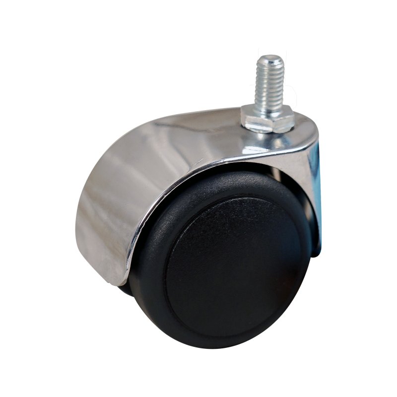 swivel castor 50mm serie 74 - 67 draadstift M8 plain bore