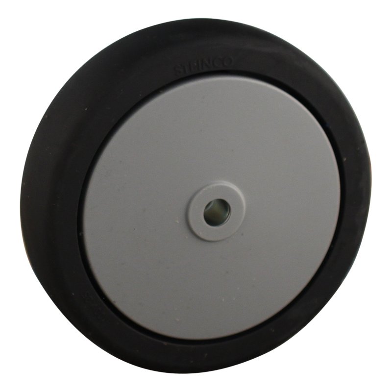 bokwiel 100mm serie 64 ᠆ 60 plaatbevestiging kogellager