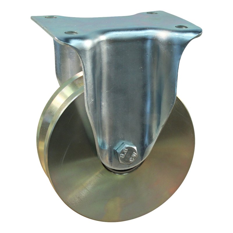 Bockrolle 245mm Serie 744 ᠆ 14 Plattenbefestigung Kugellager