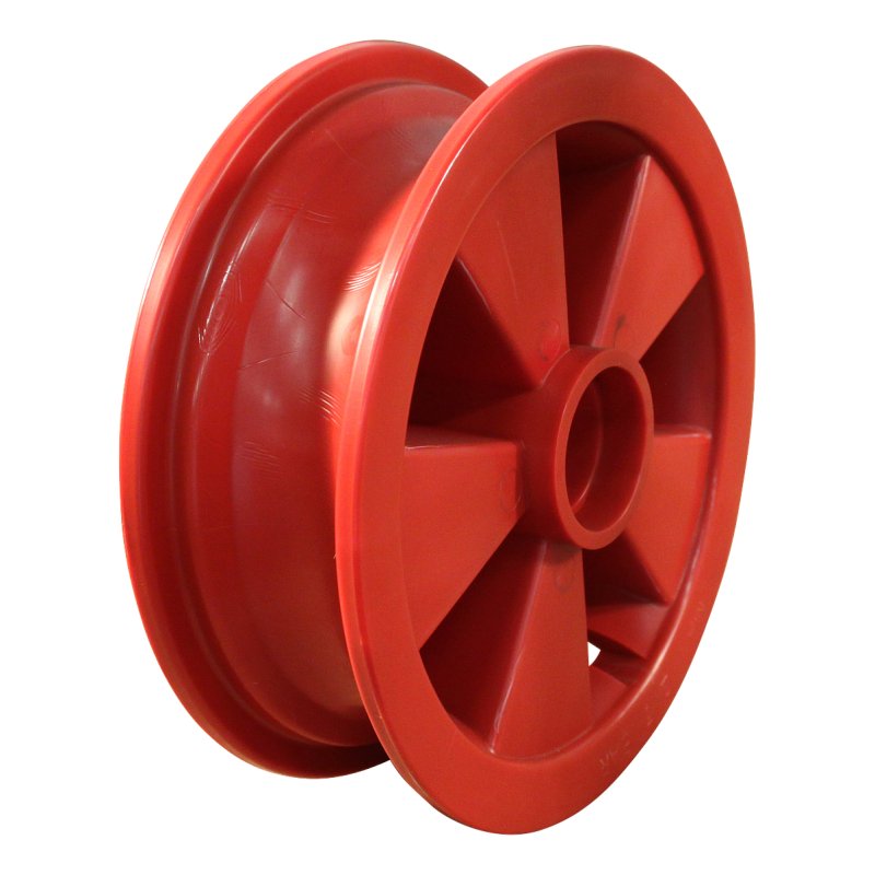 air tire + wheel 16x6.50-8 2.50Ax8 NL75mm plastic V-3502 red