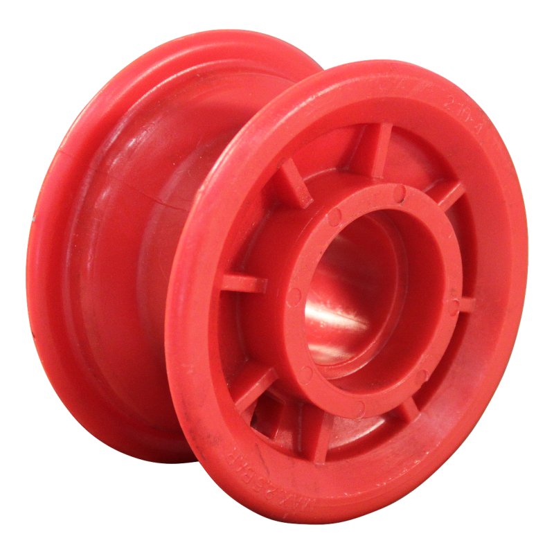 pneu + roue 4.00-4 2.10x4 ET0 NL75mm plastique V-6504 Rouge