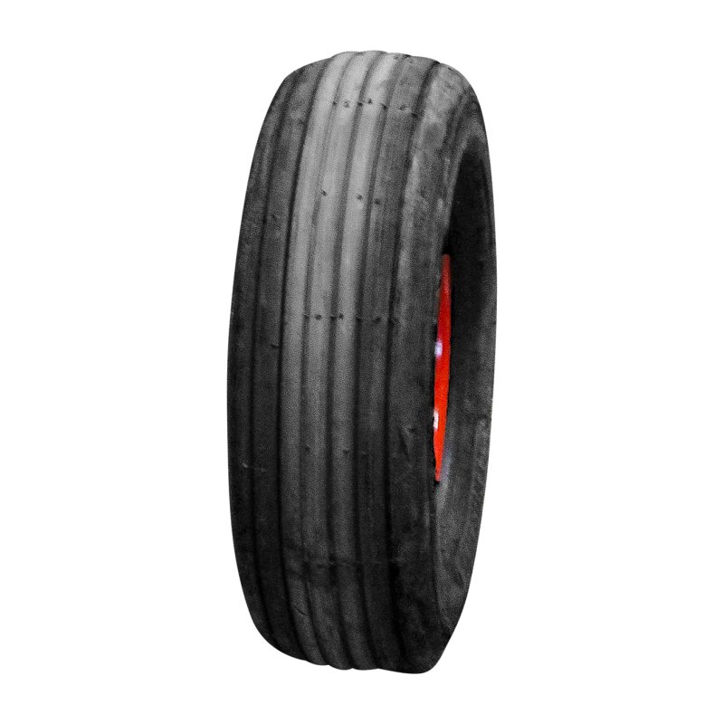 Komplettrad 16x6.50-8 2.50Ax8 ET0 Rollenlager Ø25 NL75mm Stahl V-3503 Rot