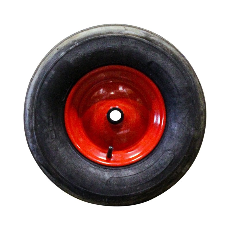 Komplettrad 16x6.50-8 2.50Ax8 ET0 Rollenlager Ø25 NL75mm Stahl V-3503 Rot