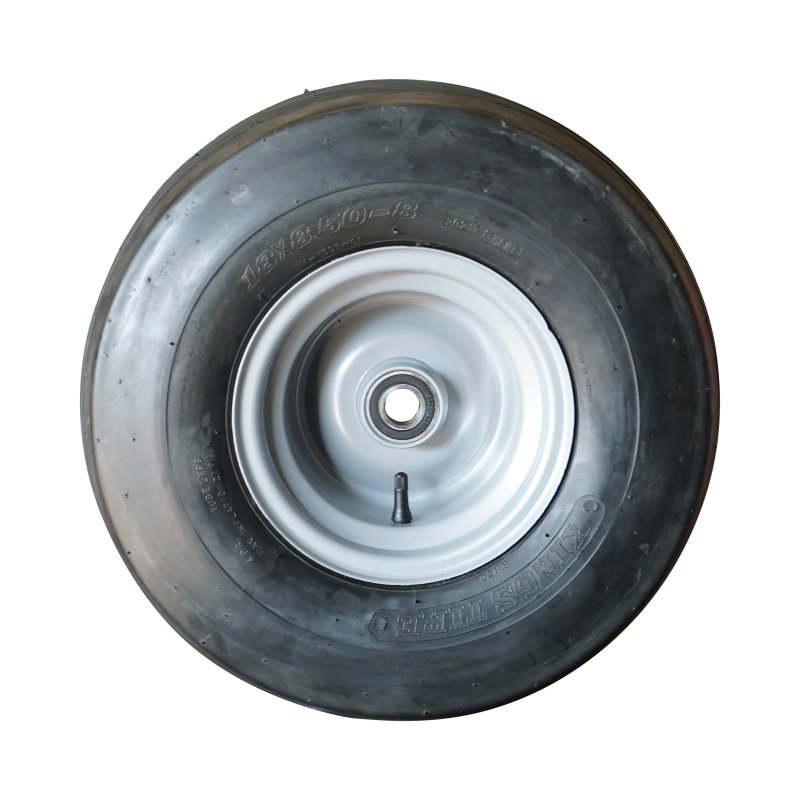 air tire + wheel 18x8.50-8 7.00Ax8H2 ET0 NL90mm steel V-3503 grey