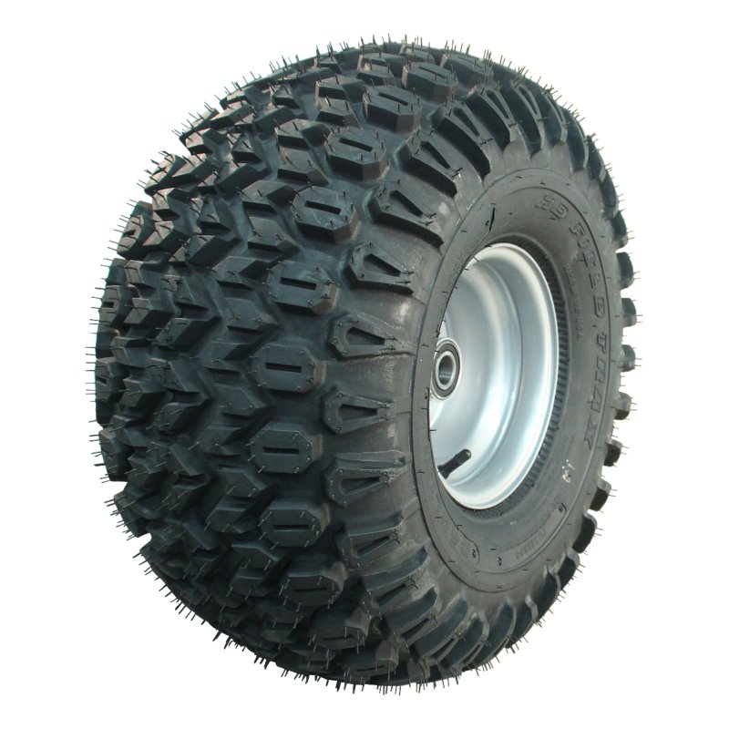 luchtband + wiel 22.5x10-8 (255/75-8) 7.00Ax8H2 ET0 NL90mm staal HD Field Trax grijs