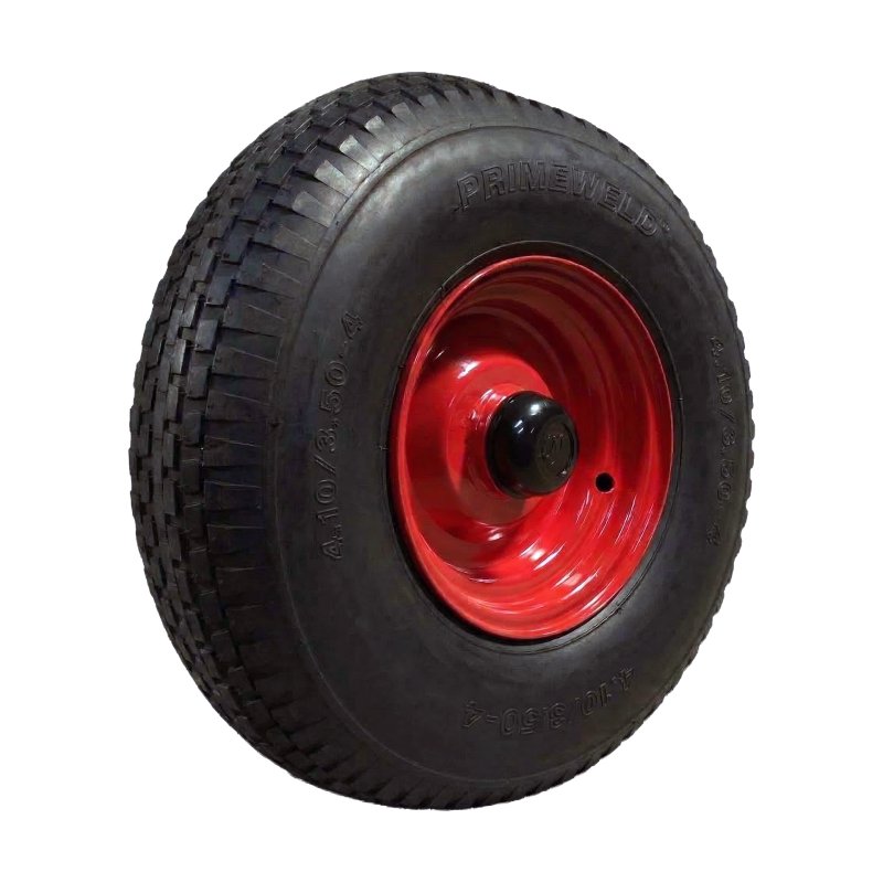 Komplettrad 3.00-8 (13X3/300X8) 2.50Ax8H2 ET7 Kugellager Ø25 NL88mm Stahl V-6635 Rot