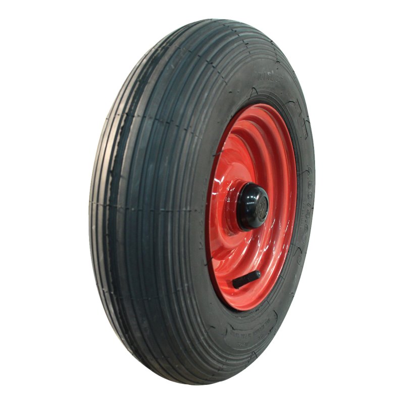 pneu + roue 4.80/4.00-8 2.50Ax8H2 ET-17 NL88mm métal S-2301 Rouge