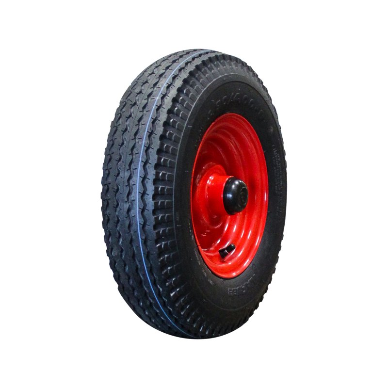 air tire + wheel 4.80/4.00-8 3.00Dx8H2 ET0 NL88mm steel S-6003 red