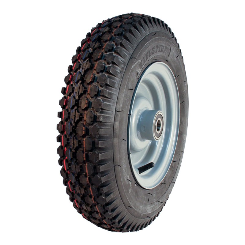 air tire + wheel 4.80/4.00-8 3.00Dx8H2 ET0 NL100mm steel V-6602 grey