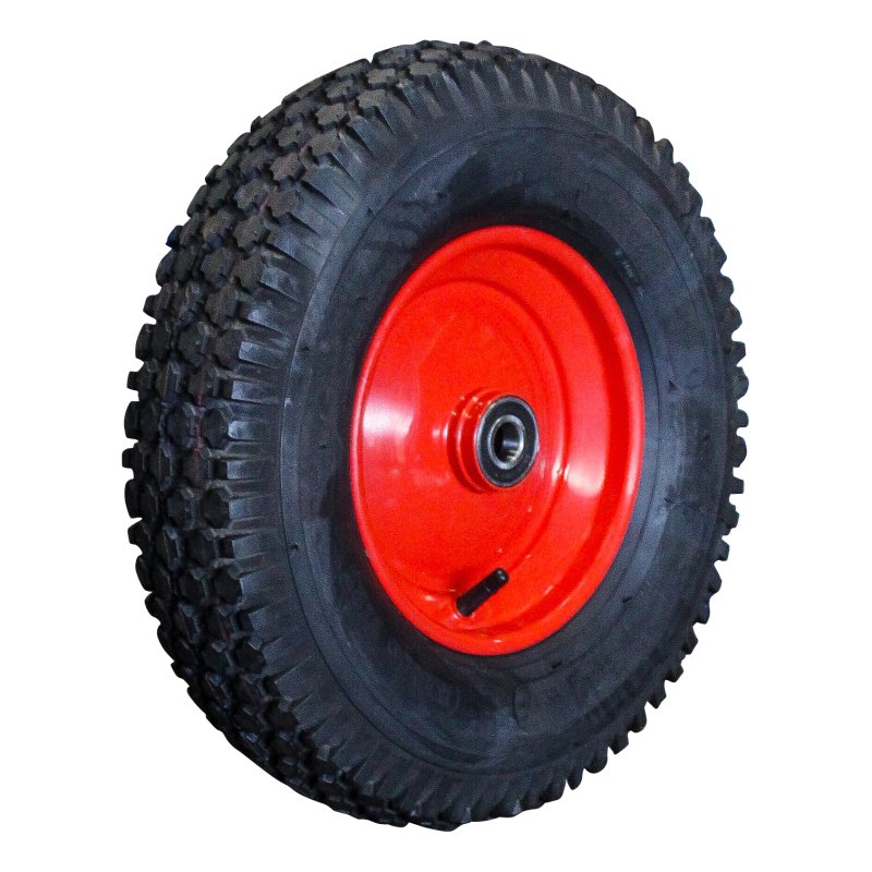 air tire + wheel 4.80/4.00-8 2.50Ax8H2 ET0 NL75mm steel V-6602 red