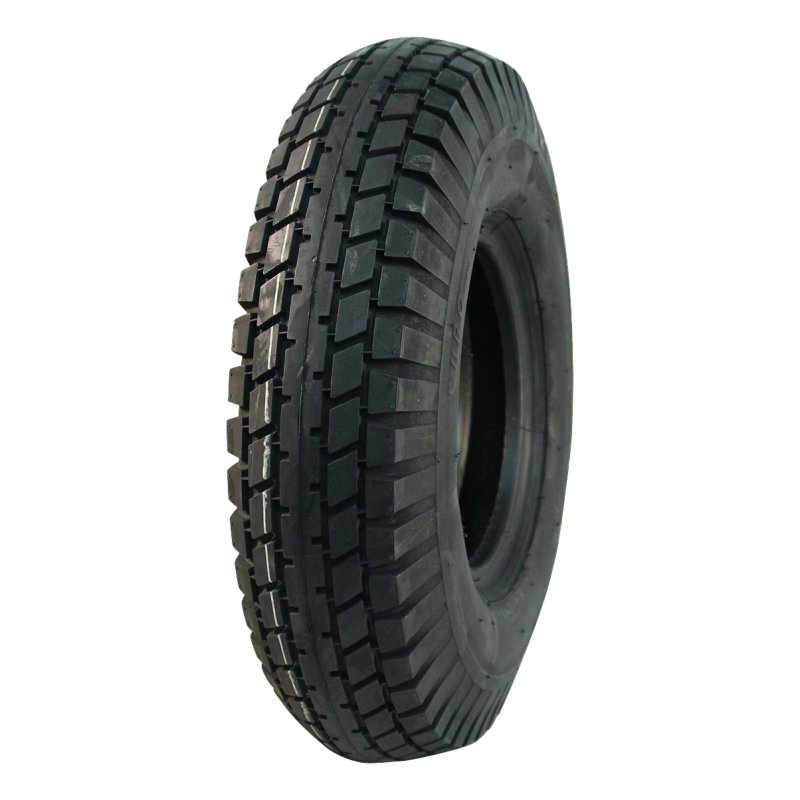 pneu + roue 5.00-8 2.50Ax8 ET0 NL75mm métal HF-223 Rouge