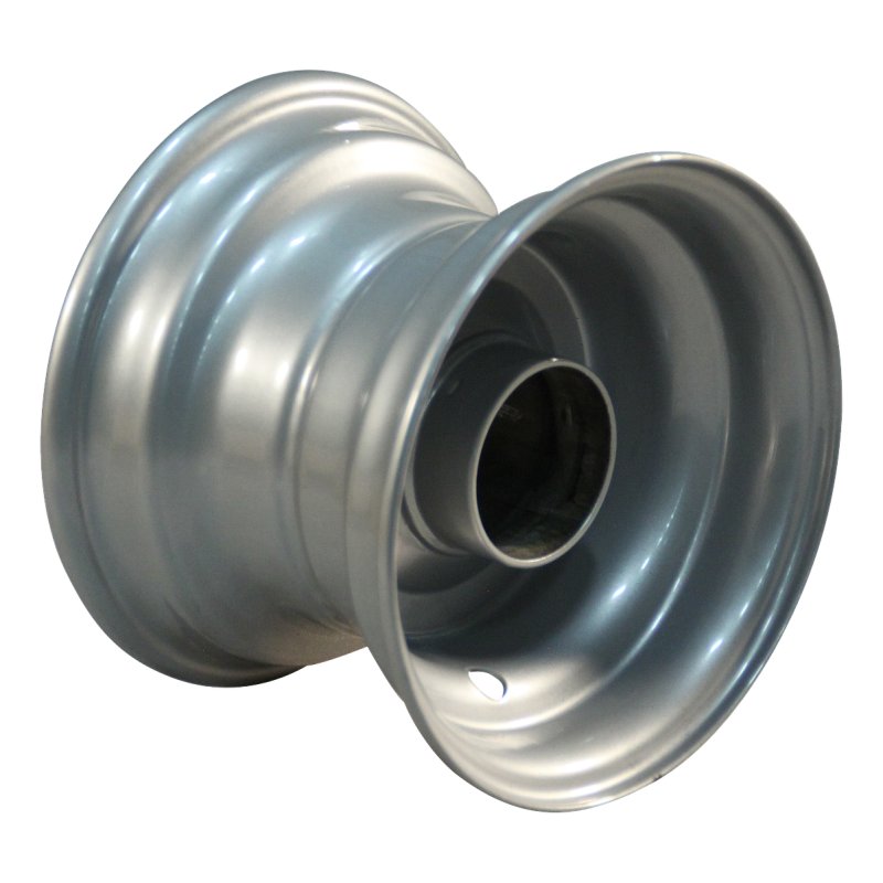pneu + roue 15x6.00-6 4.50Ax6 ET0 NL88mm métal V-3502 gris argent