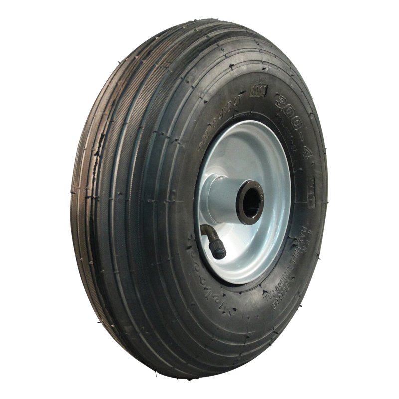 air tire + wheel 2.50-4 2.10x4 ET0 NL69mm steel V-5501 grey