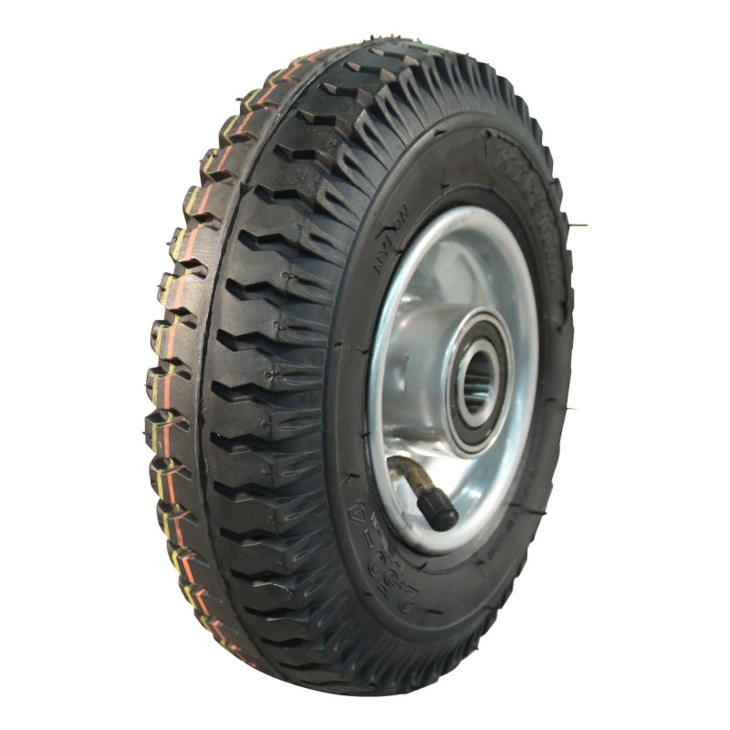 air tire + wheel 2.50-4 2.10x4H2 ET0 NL75mm steel V-6606 grey