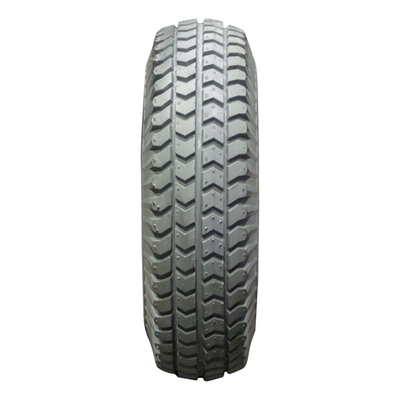 Komplettrad 3.00-4 2.10x4 ET0 NL69mm Stahl C-248 Grau