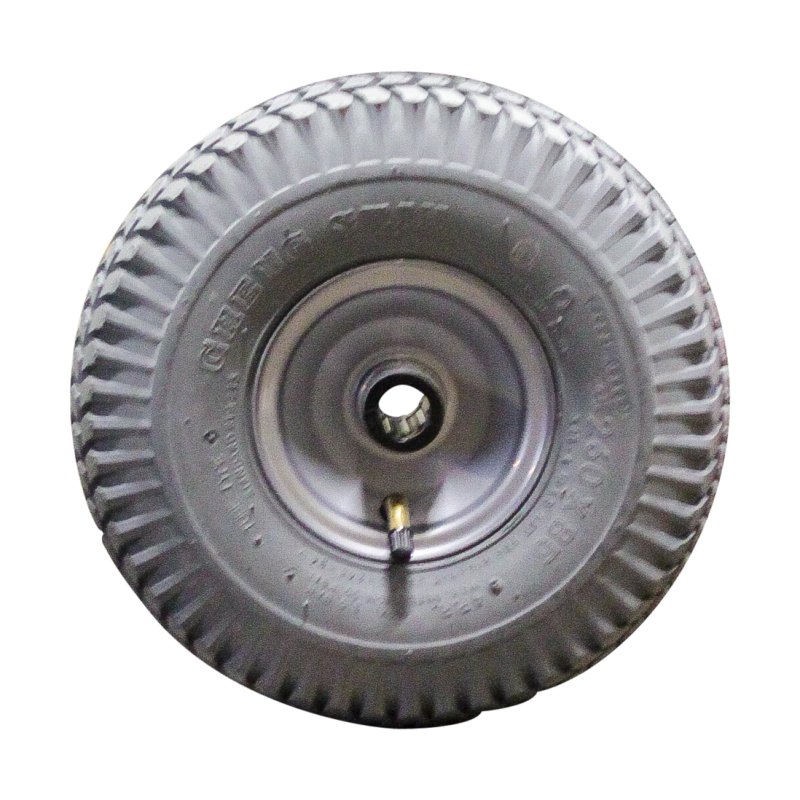 Komplettrad 3.00-4 2.10x4 ET0 NL69mm Stahl C-248 Grau