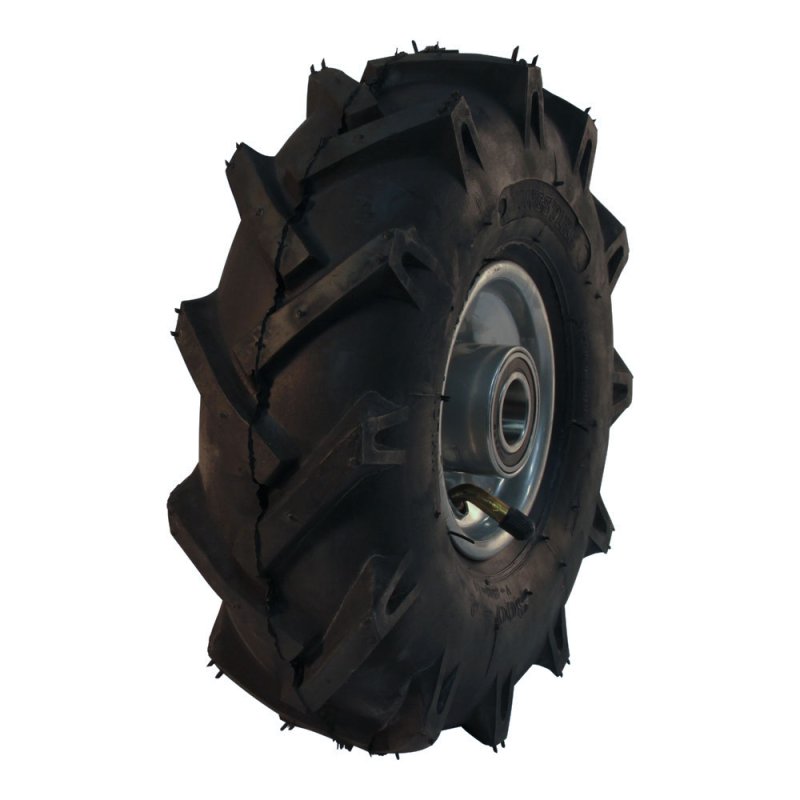 air tire + wheel 3.00-4 2.10x4H2 ET0 NL75mm steel V-8803 grey