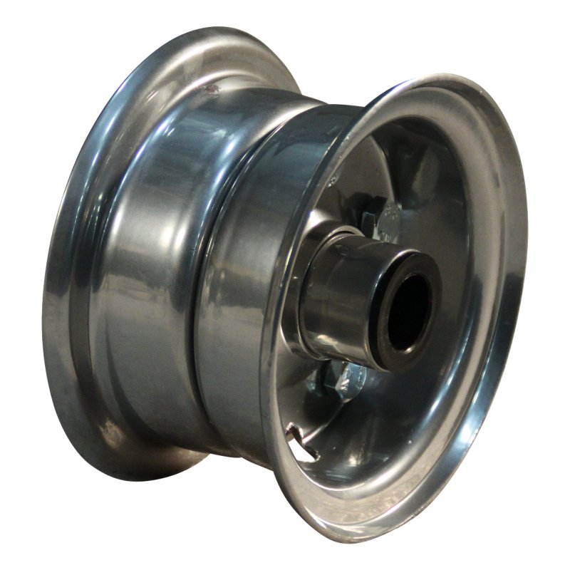 pneu + roue 4.00-4 2.10-4H2 ET0 roulement à rouleaux Ø20 NL75mm métal V-6605 gris