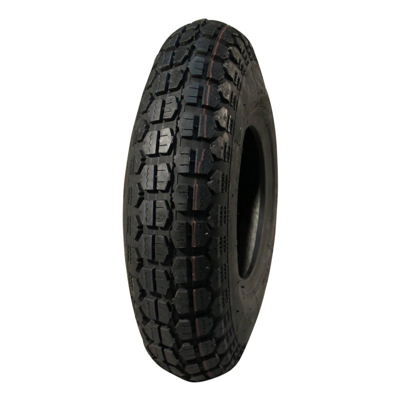 luchtband + wiel 4.00-6 4.50Ax6 ET0 NL88mm staal V-6632 zilvergrijs