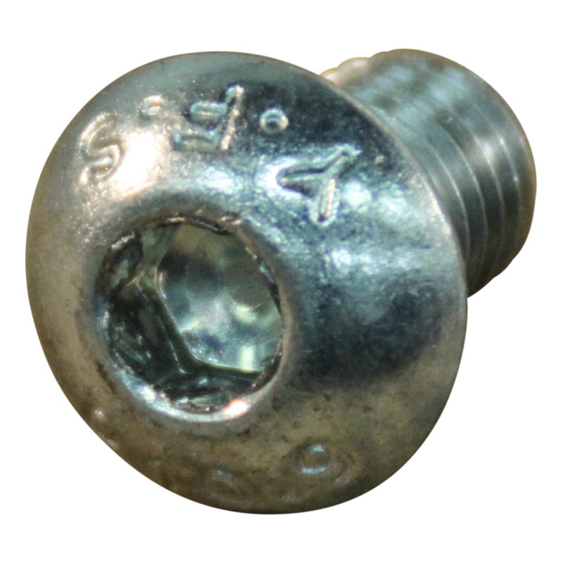 low round head bolt with inner hexagon M10x16mm zinc plated