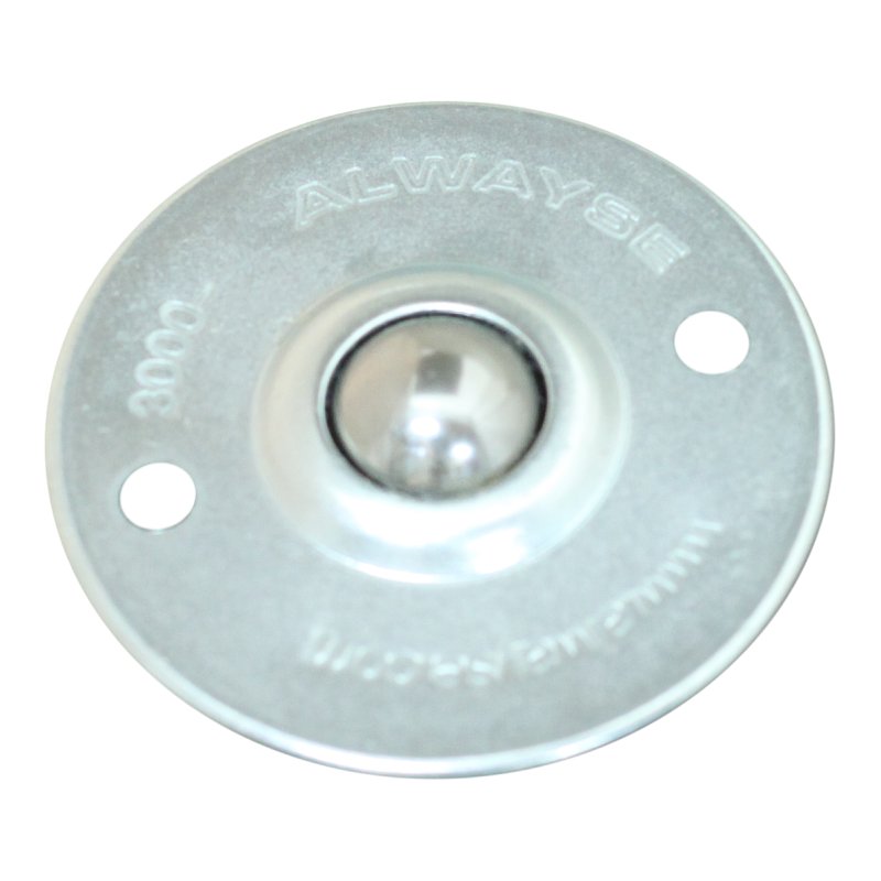 ball fixing unit standard flange Ø15,8 type 13 (steel ball, galvanized housing)