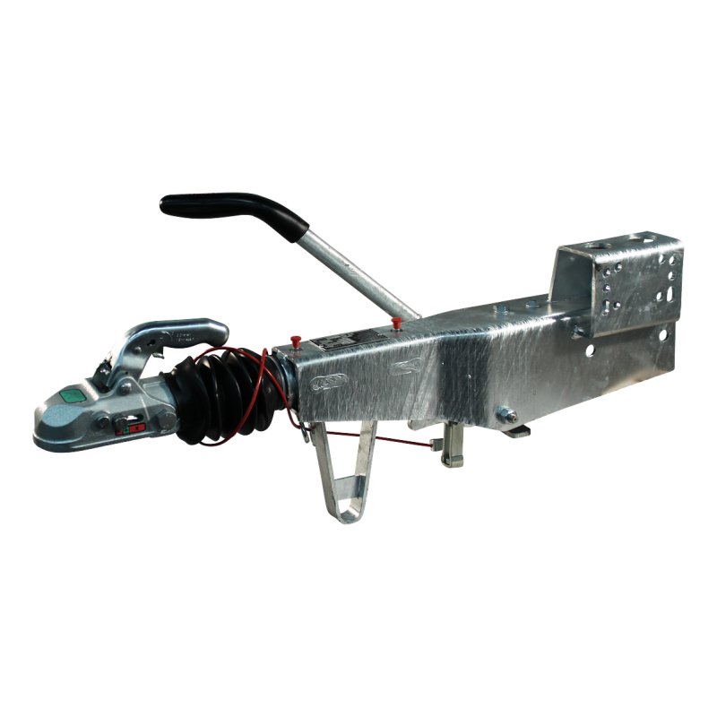 overrun devices KRV30-B ⧄100 mechanical ball coupling jockey wheel bracket welded