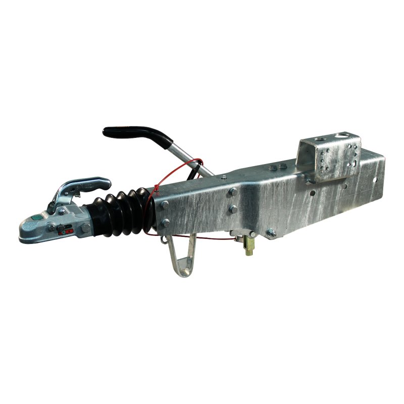timon à inertie KRV35-A ⧄120 mécanique têtes d'attelage support de roue jockey soudé