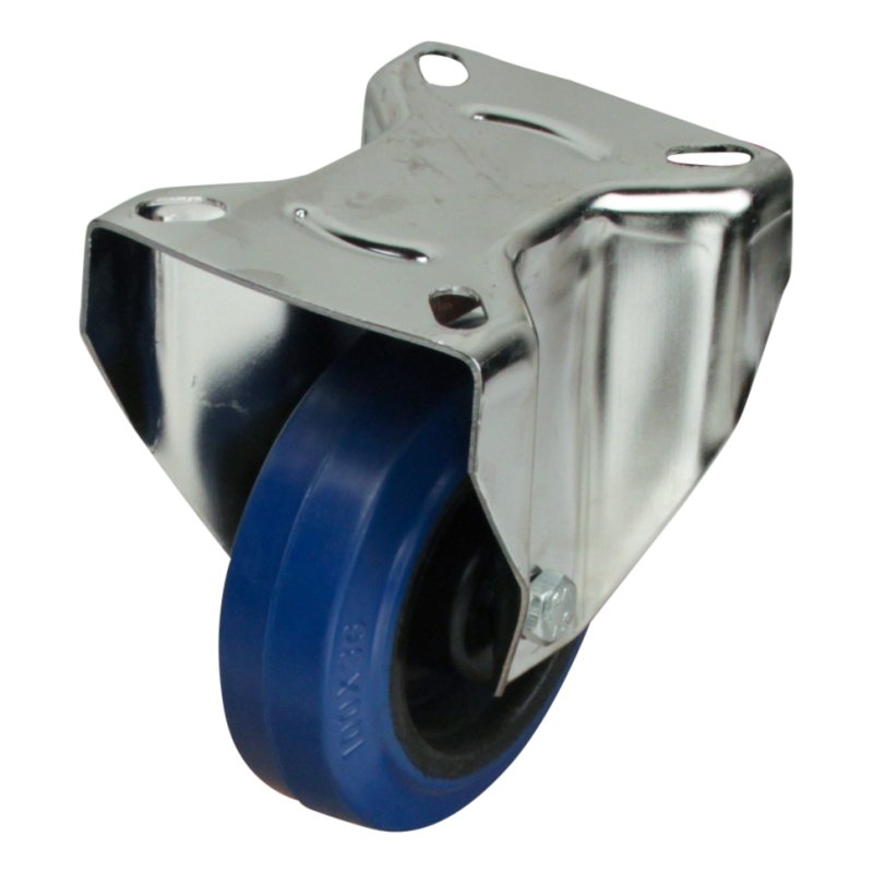bokwiel 100mm serie 13 ᠆ 31 plaatbevestiging rollager