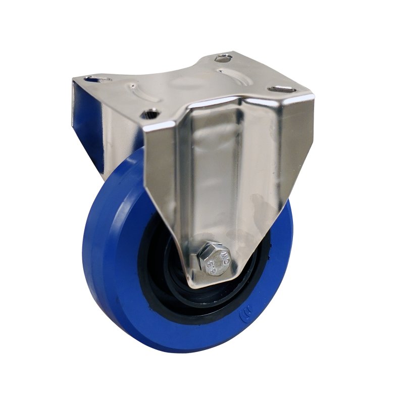 fixed castor 125mm series 13 ᠆ 31 plate mounting ball bearing