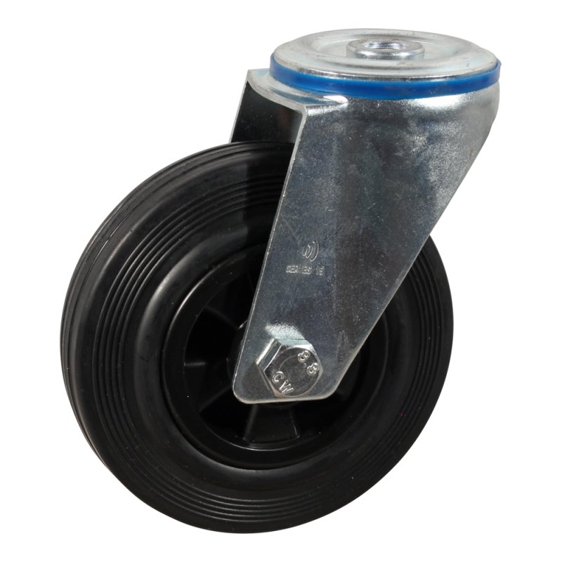 roulette pivotante 125mm série 01 ᠆ 15 trou pour boulon palier lisse