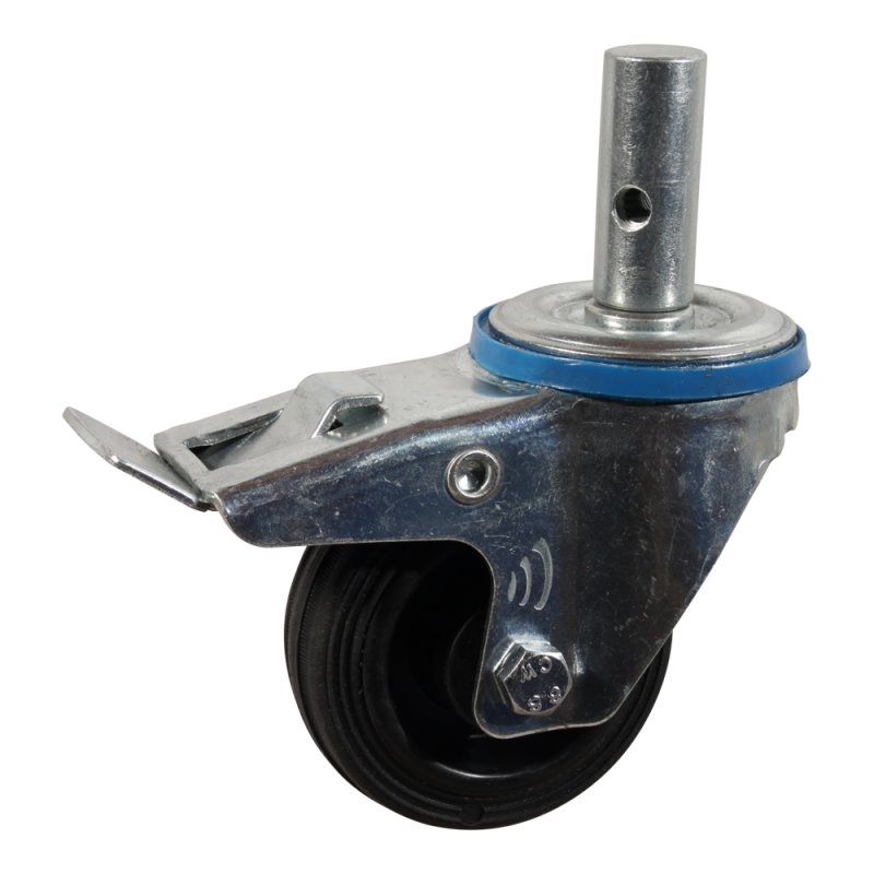zwenkwiel geremd 80mm serie 01 ᠆ 15 pen rollager