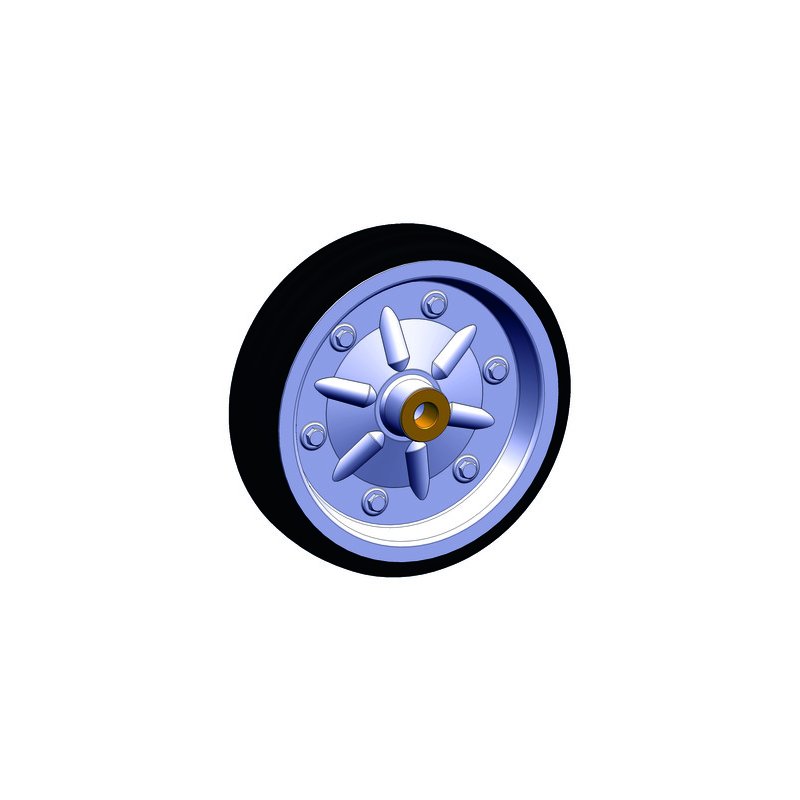roue seule 280x68mm jante en acier