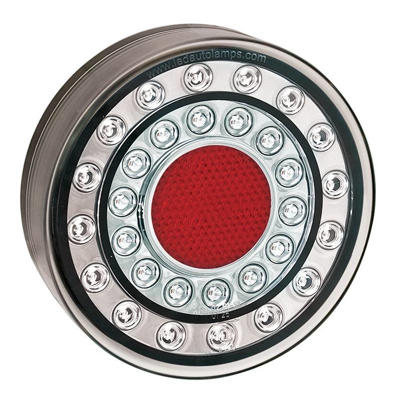 feu de recul câble 0,4m, 2 x 1 mm² extrémité ouverte 12-24V DC