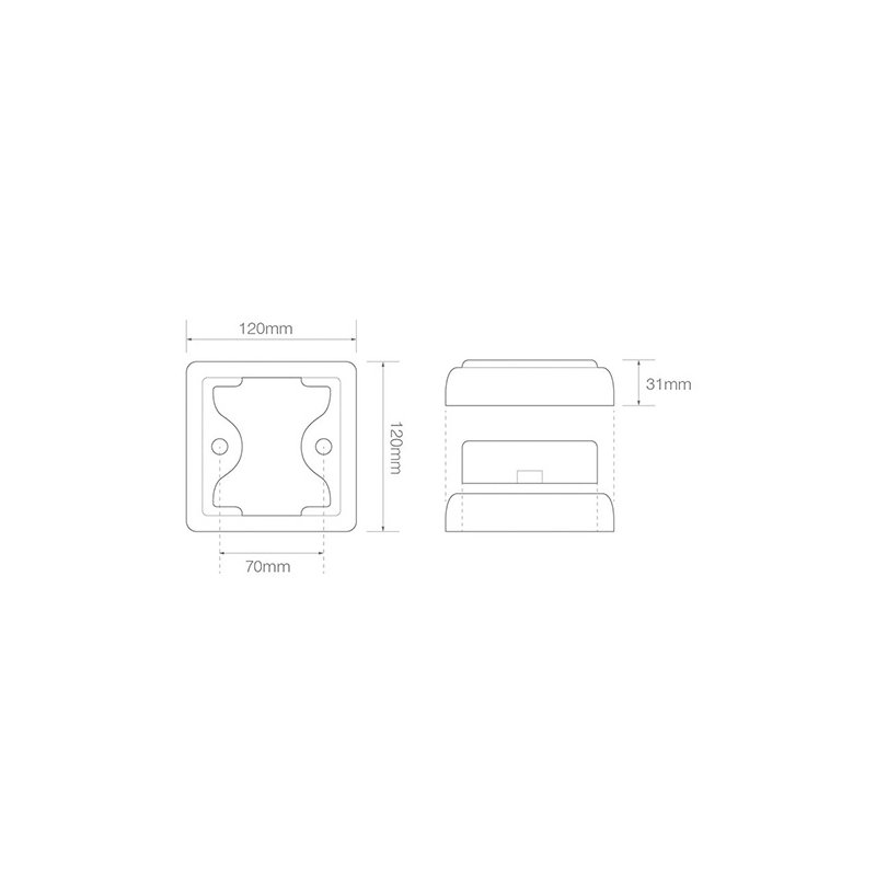 lampe de brouillard LED 100FME