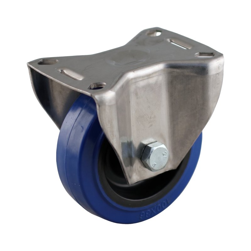 Bockrolle 80mm Serie 13 ᠆ 30 Plattenbefestigung Rollenlager